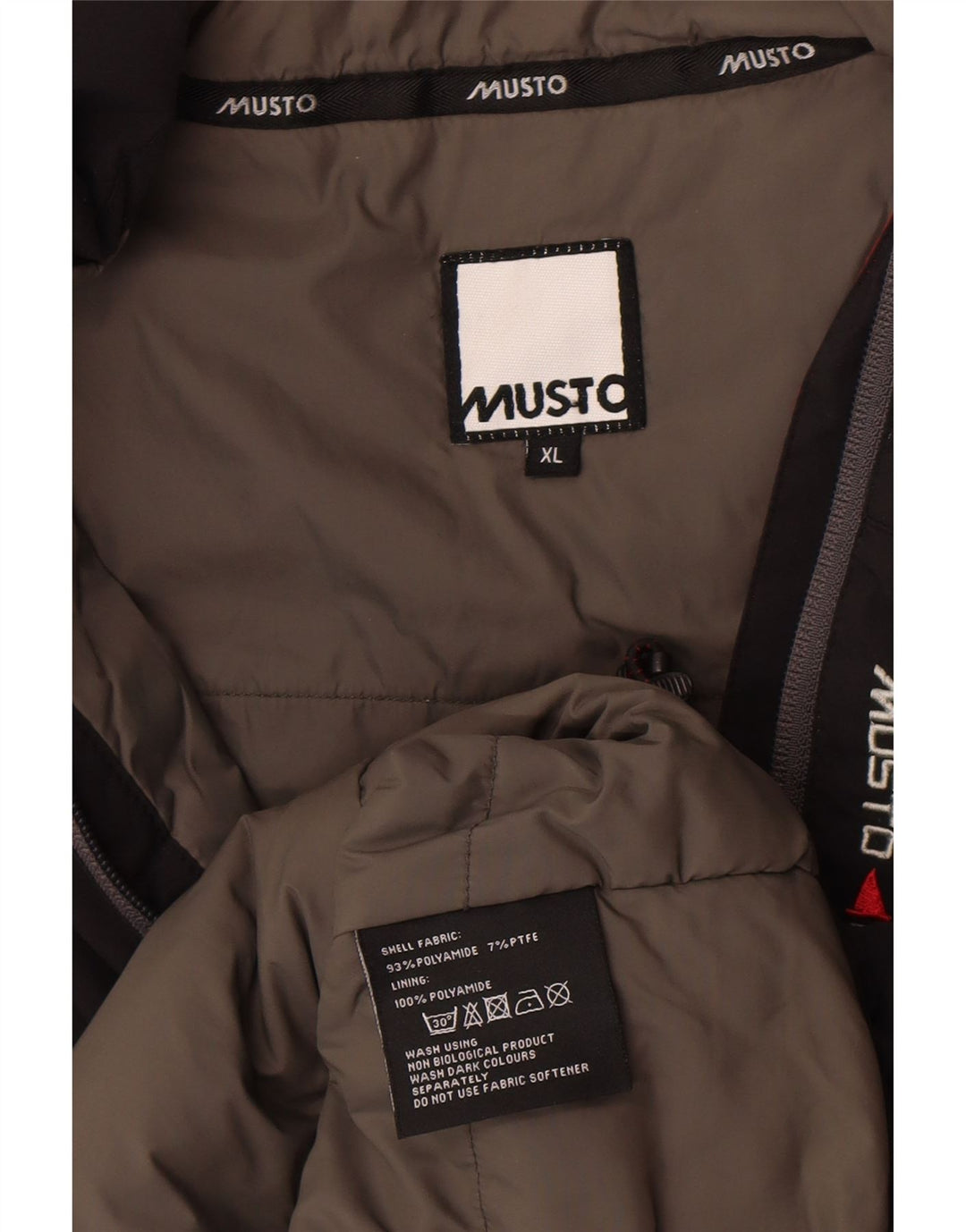 Musto Herre Polstret Gilet UK 42 XL Sort Polyamid