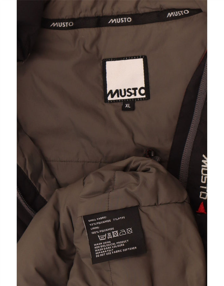 Musto Herre Polstret Gilet UK 42 XL Sort Polyamid