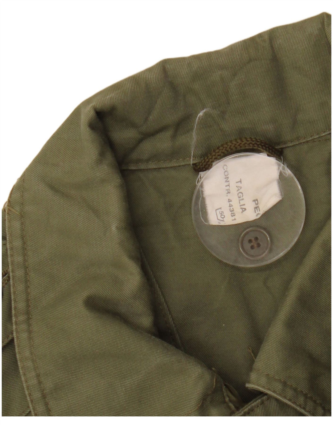 Vintage Herre Military Coat UK 42 XL Khaki