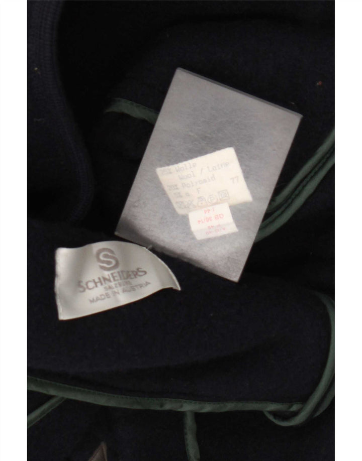 Schneiders Dame Oversized Dobbeltradet Frakke UK 14 Medium Navy Blue
