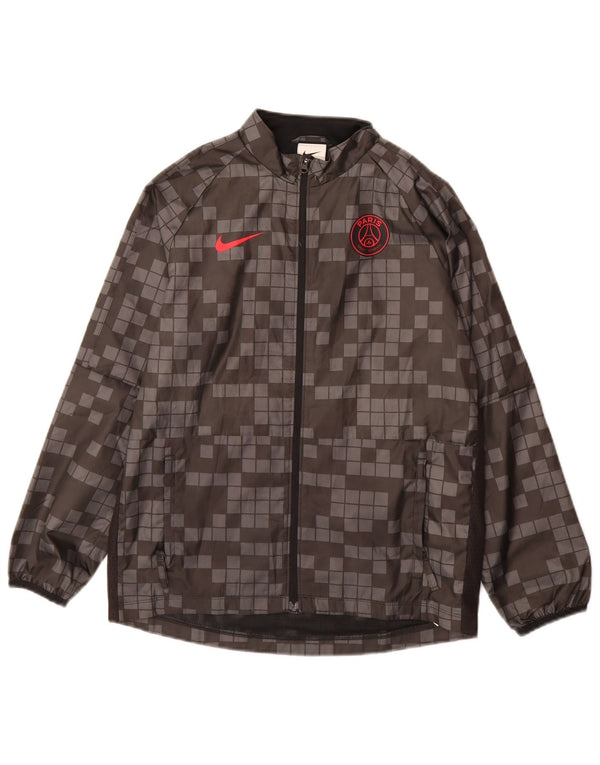 Nike Boys Paris Saint- Germain Træningsdragt Topjakke 12-13 år Stor Grå
