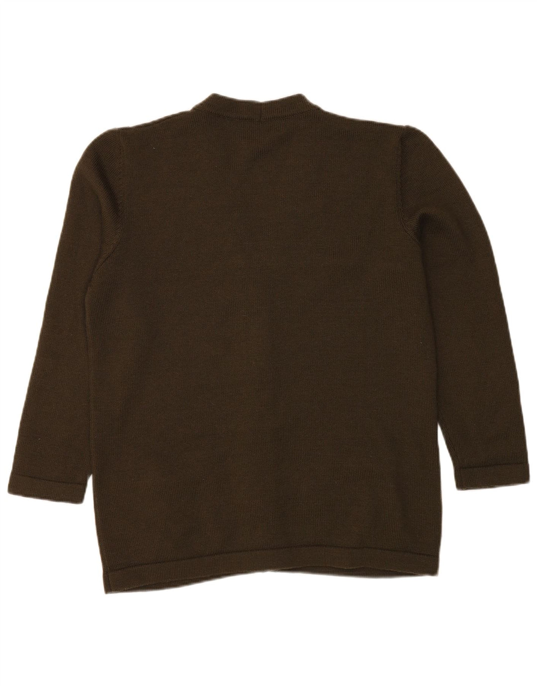 LUISA SPAGNOLI Dame cardigan sweater UK 18 XL Khaki Wool