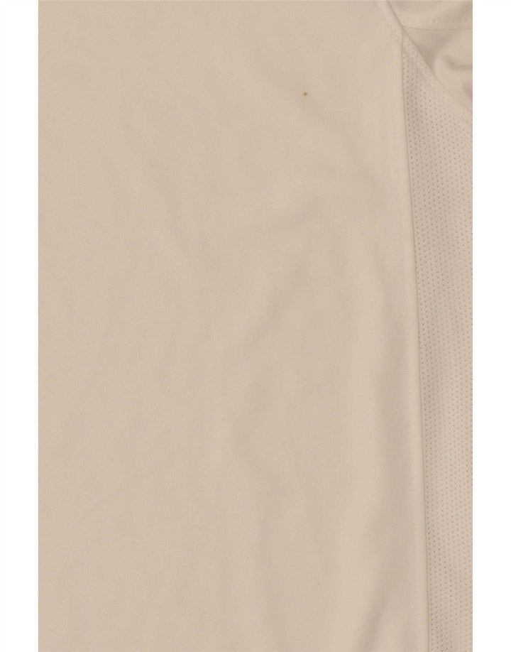 Nike Herre Dri Fit T-shirt Top Medium White Polyester