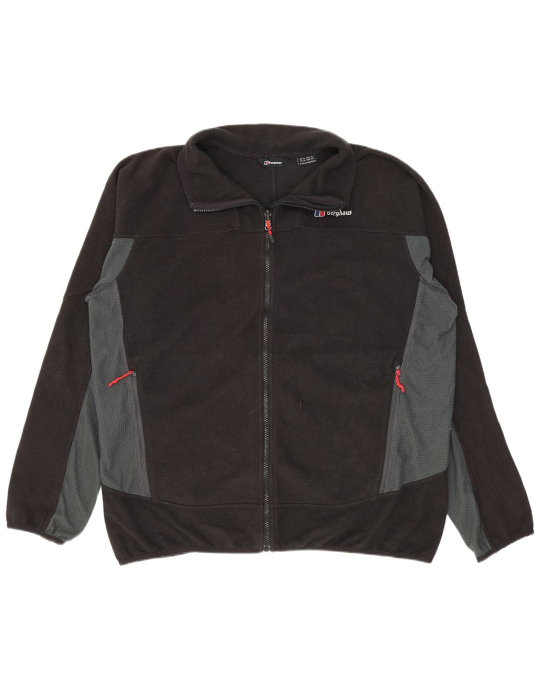 Berghaus Fleecejakke til mænd UK 42 XL Sort Colourblock Polyester