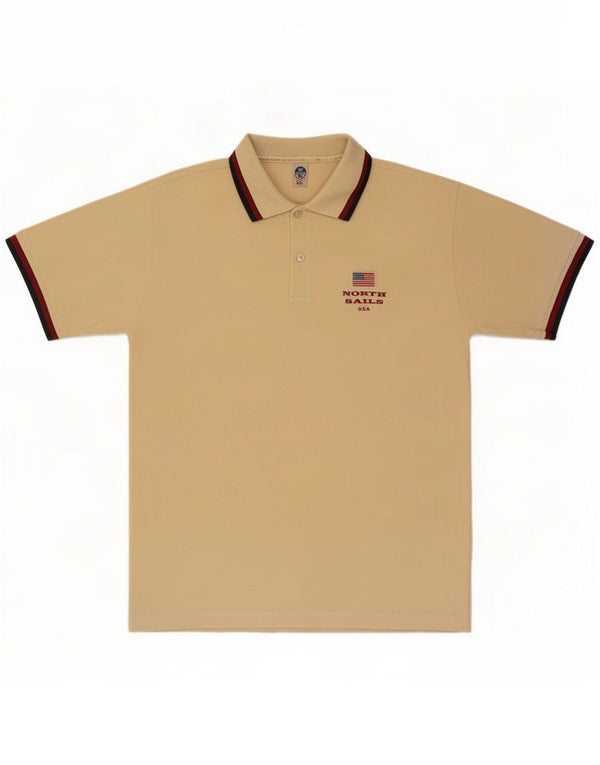 North Sails Poloshirt til mænd Large Beige Cotton