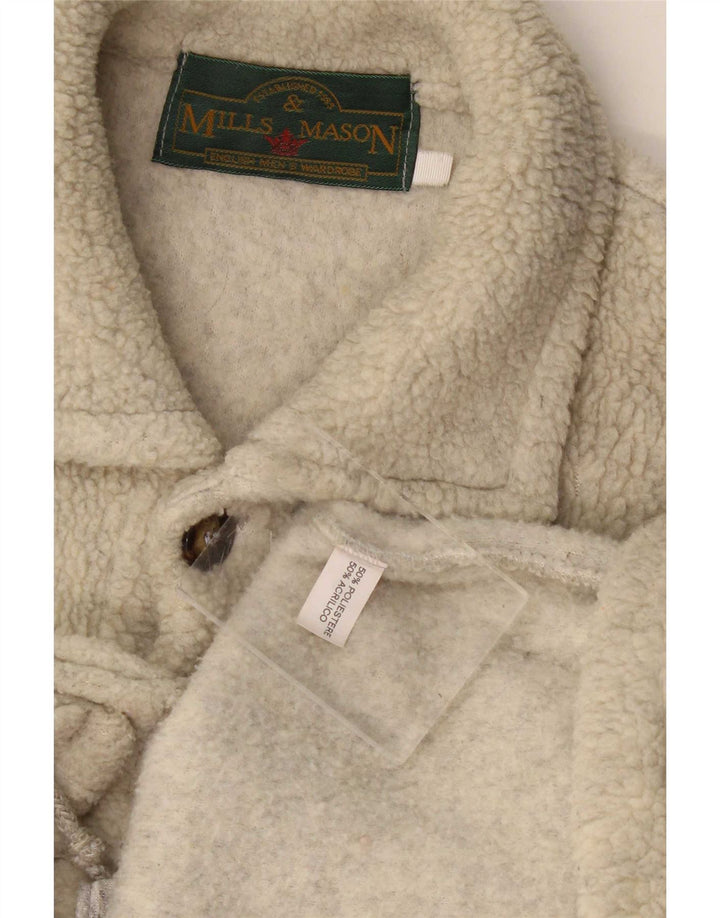 Vintage fleecejakke til mænd UK 42 XL Grå Colourblock Polyester