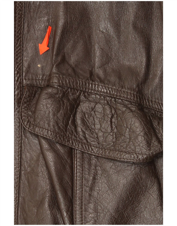 Vintage herre læderjakke UK 40 Large Brown