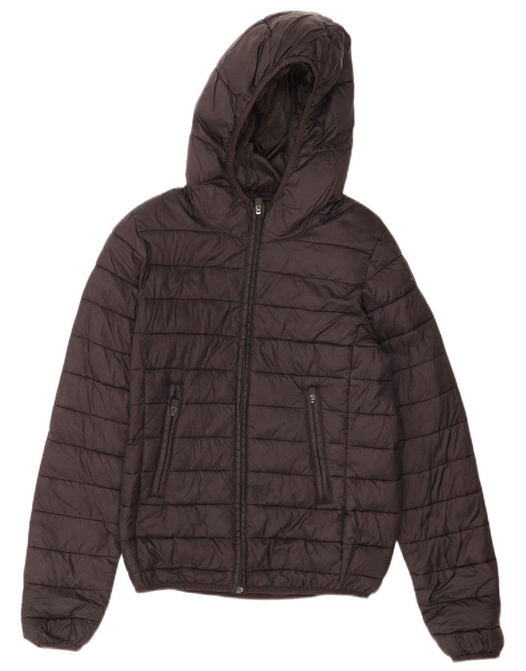 Kappa hættejakke til kvinder UK 6 XS sort nylon