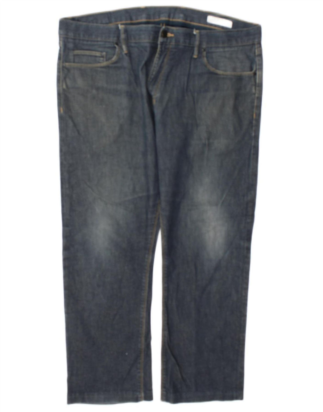 Marks & Spencer Straight Jeans til mænd W40 L27 Marineblå bomuld