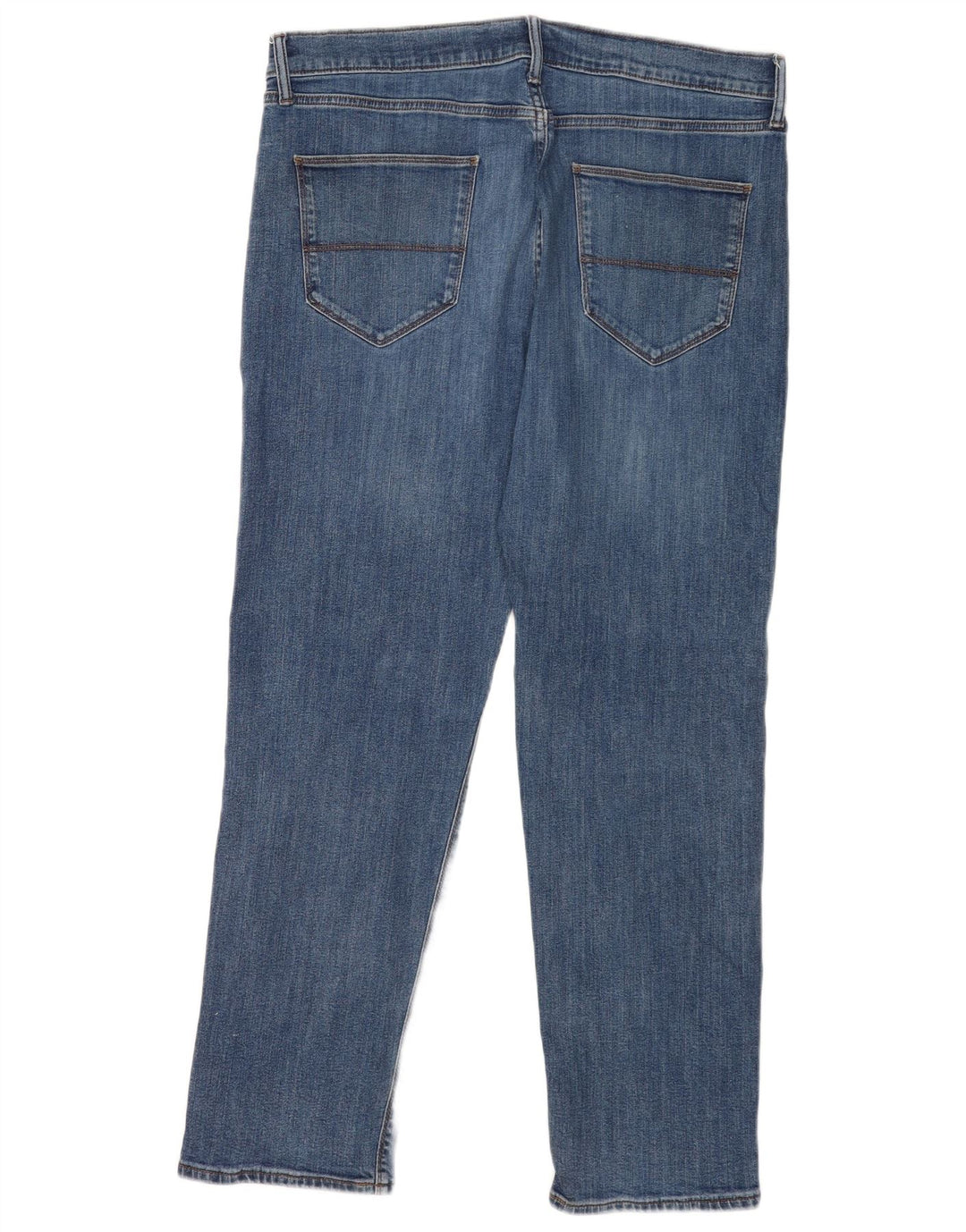 Marks & Spencer Straight Jeans til mænd W36 L31 Blå bomuld