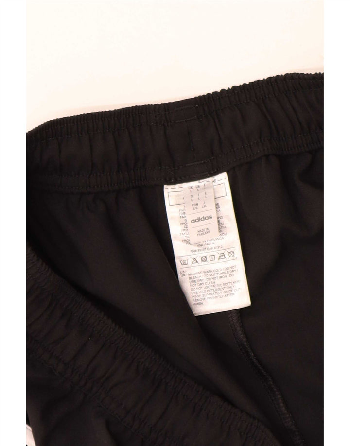 Adidas Herre Aeroready Graphic Sports Shorts Large Sort Polyester