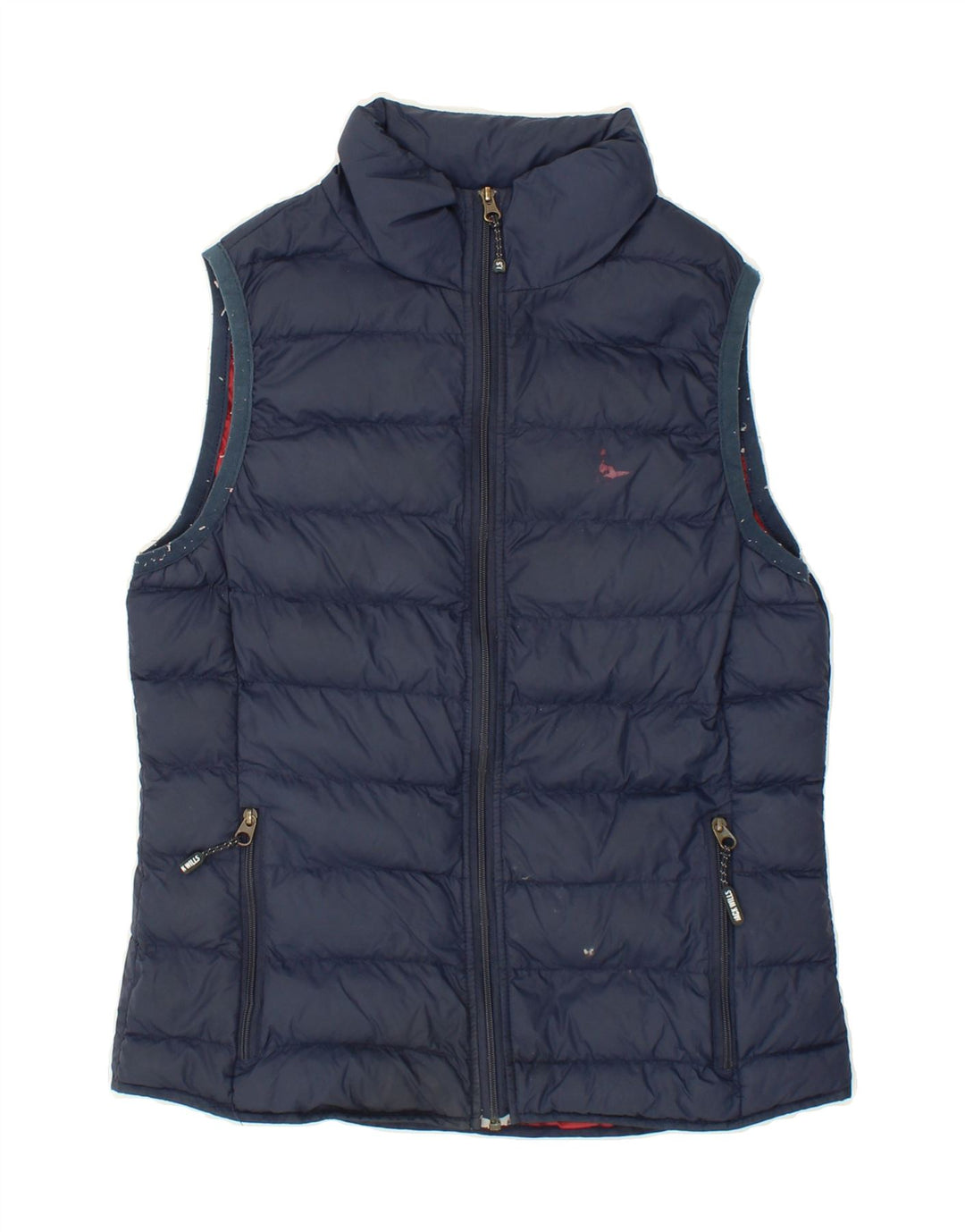 JACK WILLS Boys Padded Gilet 9-10 Years Navy Blue Nylon Vintage Jack Wills and Second-Hand Jack Wills from Messina Hembry 
