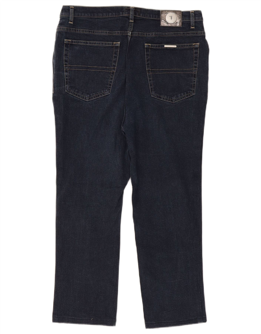 TRUSSARDI Dame Capri Jeans W30 L22 Marineblå