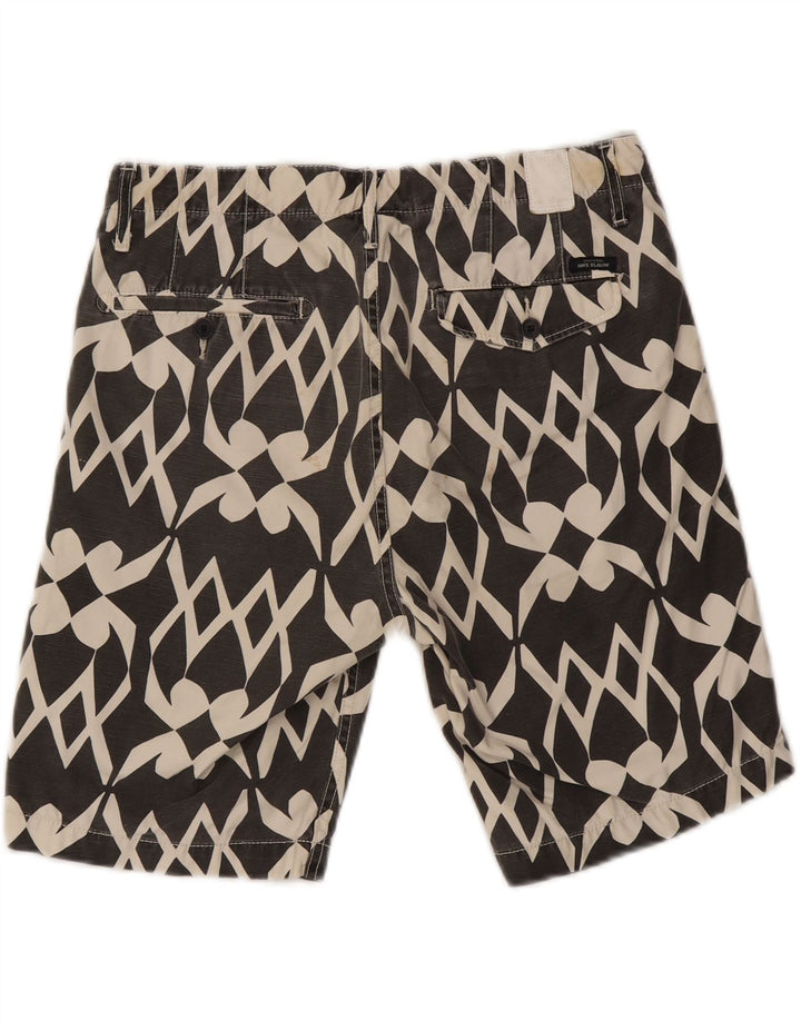 Scotch & Soda Herre Chino Shorts W30 Medium Grey Geometrisk Bomuld