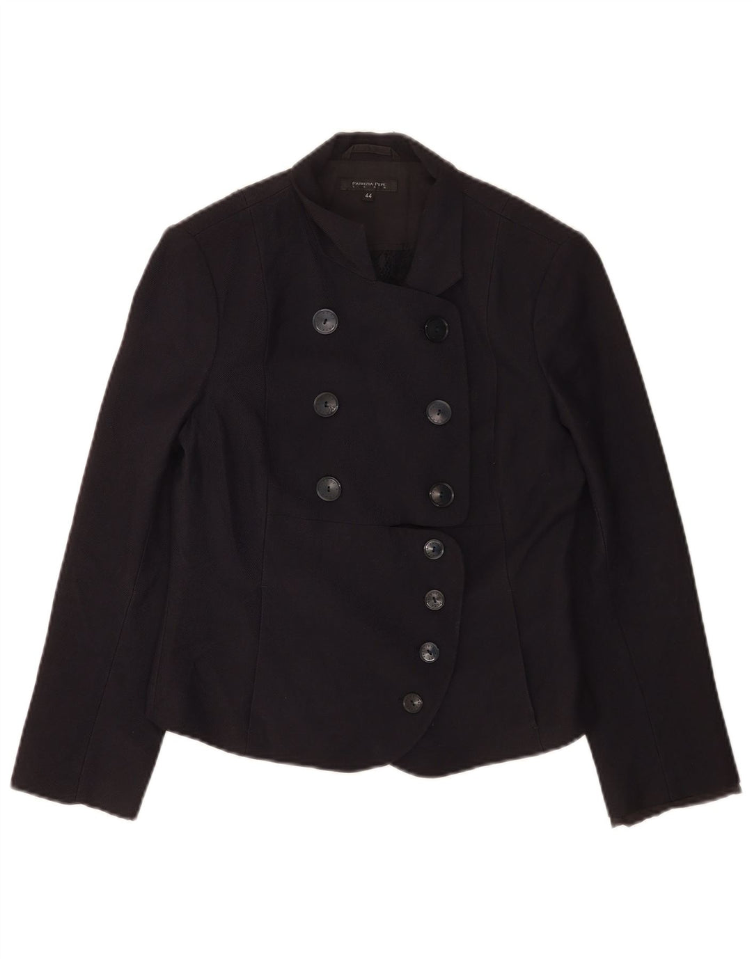 Patrizia Pepe Dame Dobbeltradet Blazer Jacket IT 44 Medium Navy Blue