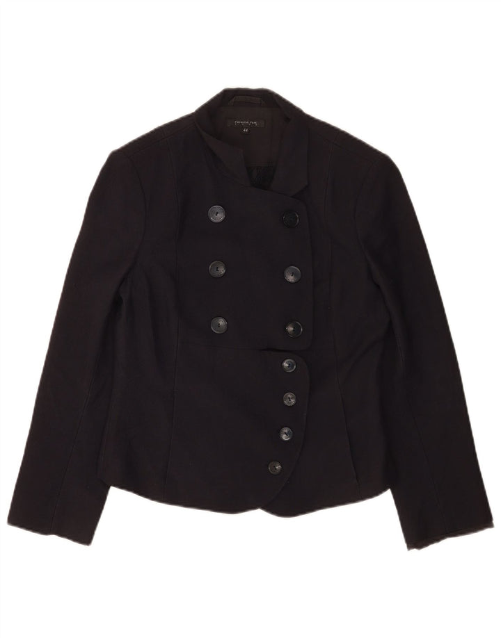 Patrizia Pepe Dame Dobbeltradet Blazer Jacket IT 44 Medium Navy Blue