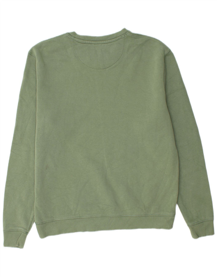 Jack Wills Herre Sweatshirt Jumper Medium Grøn Bomuld
