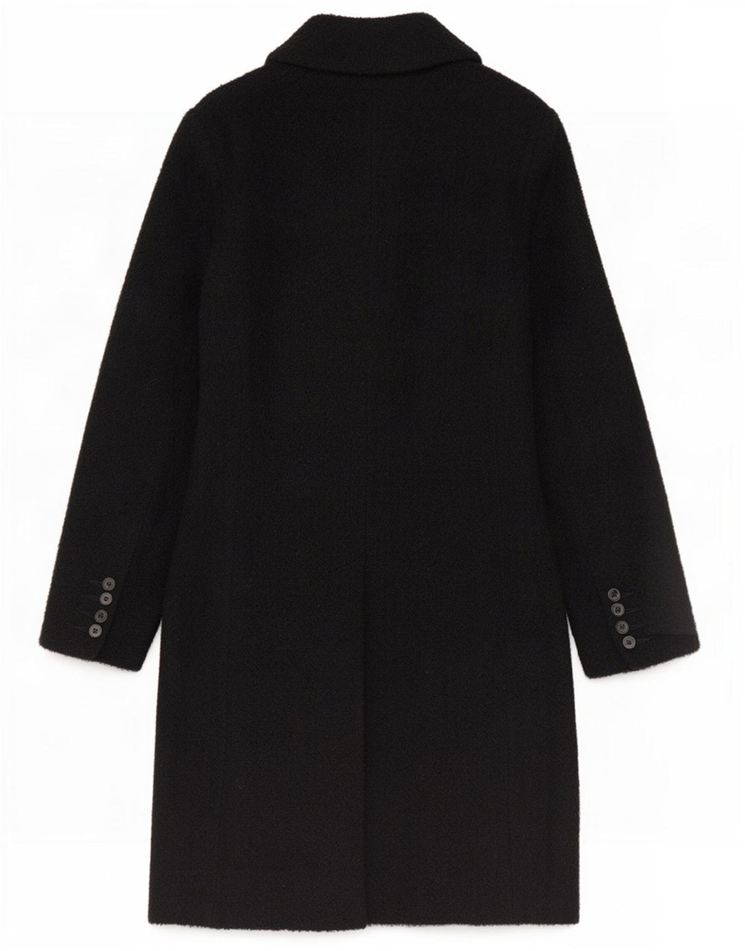 Benetton Dame Overfrakke IT 44 Medium Sort Uld