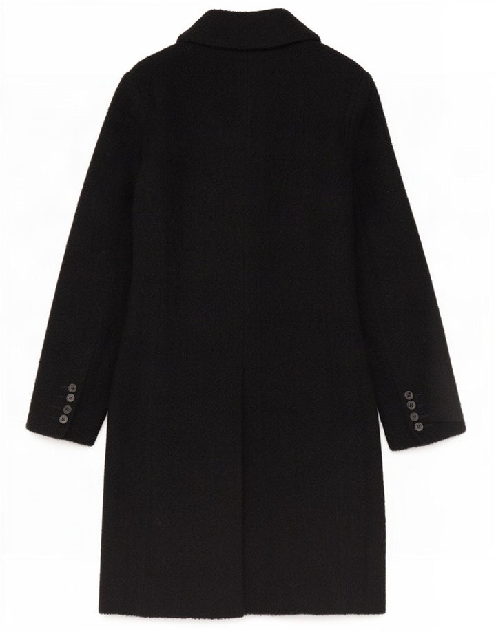 Benetton Dame Overfrakke IT 44 Medium Sort Uld