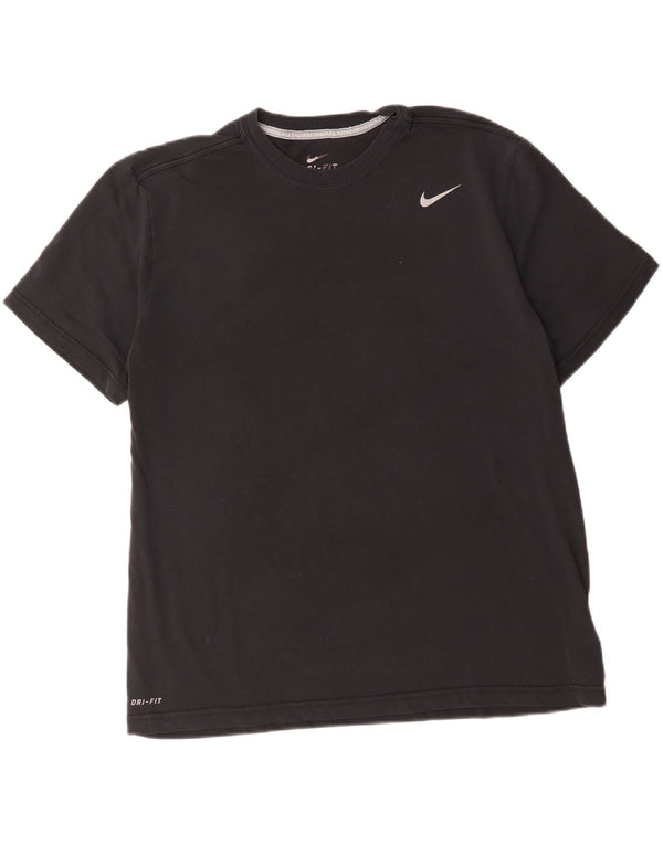 Nike herre Dri Fit T-shirt top XL sort bomuld