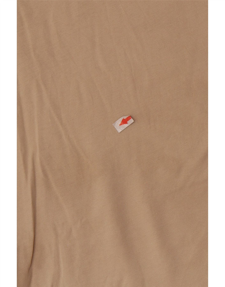 Puma Herre grafisk T-shirt Top Medium Beige Colourblock Bomuld