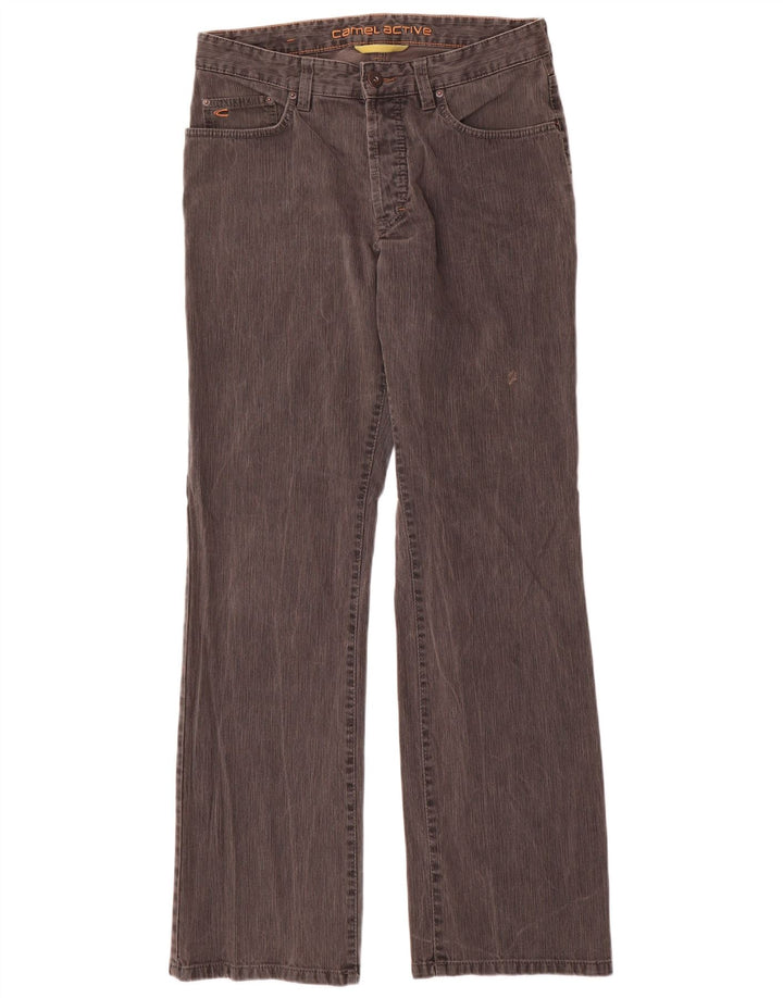 Camel Active Herre Bootcut Casual Bukser W34 L34 Grå Bomuld