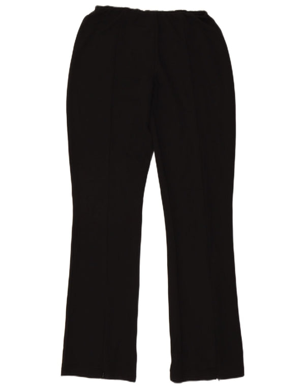 Topshop Dame Bootcut Casual Bukser UK 10 Small W26 L32 Black Classic