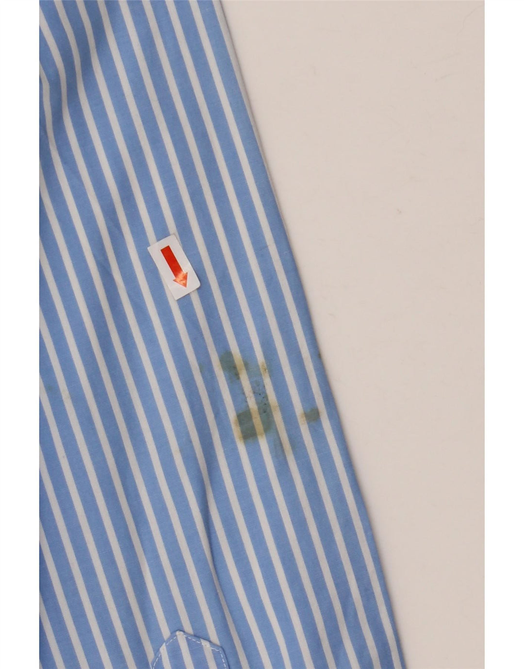 TOMMY HILFIGER Herreskjorte Medium blå stribet bomuld