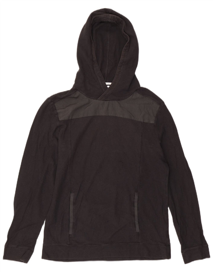 Calvin Klein Herre hættetrøje Jumper Medium Sort Colourblock