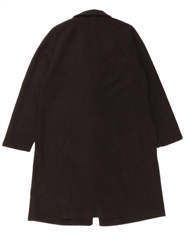 Zara Womens Open Overcoat UK 18 XL Sort Polyester