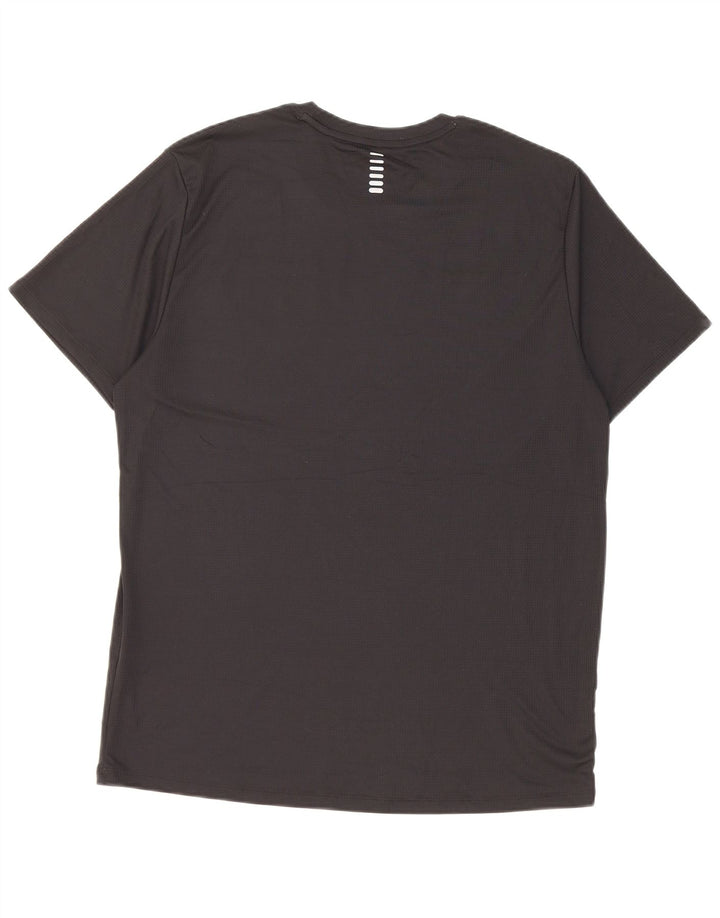 Under Armour Herre Fitted Grafisk T-Shirt Top Stor Sort Polyester