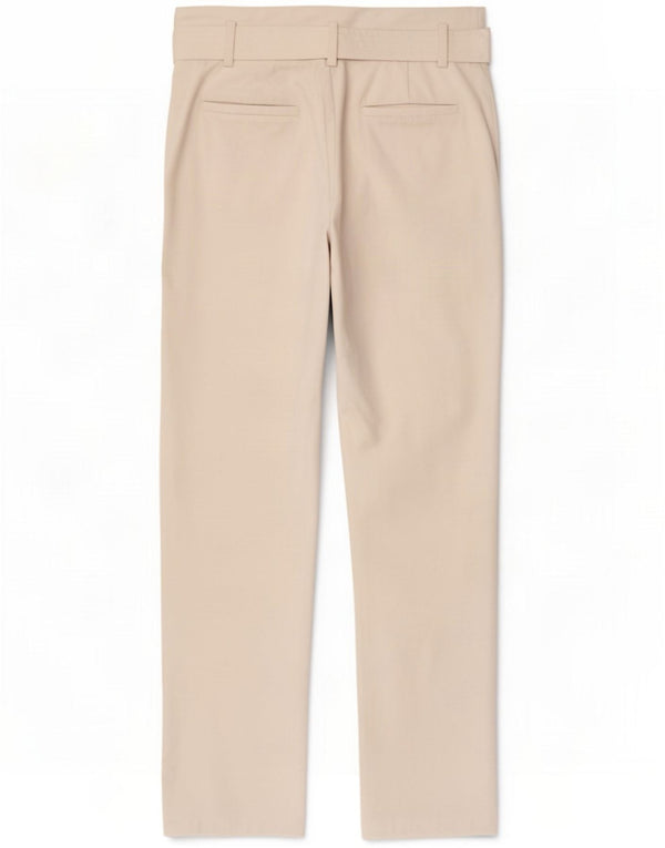 Reiss Lige Chinobukser til kvinder UK 8 Small W30 L30 Off White Polyester