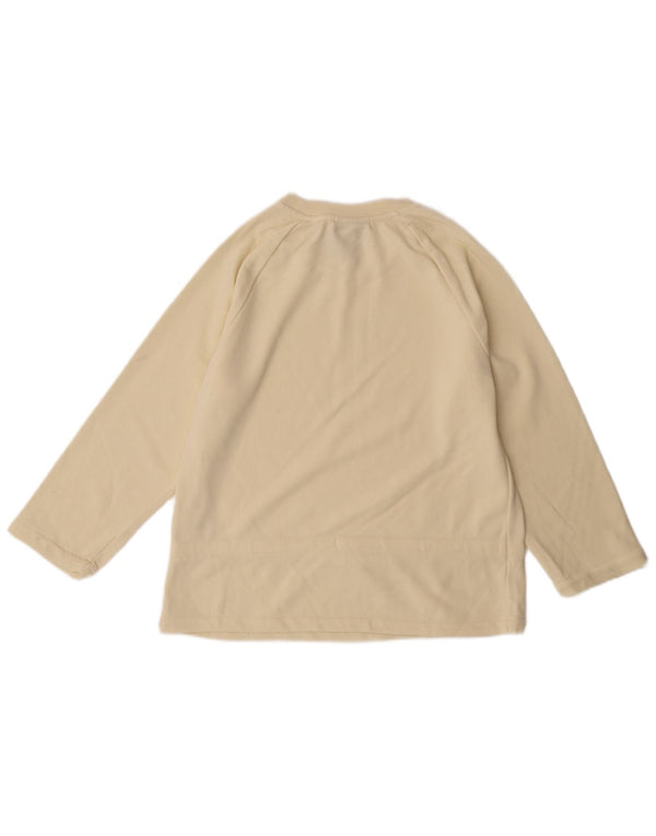 Nike Girl Sweatshirt Jumper 13-14 år XL Off White Bomuld