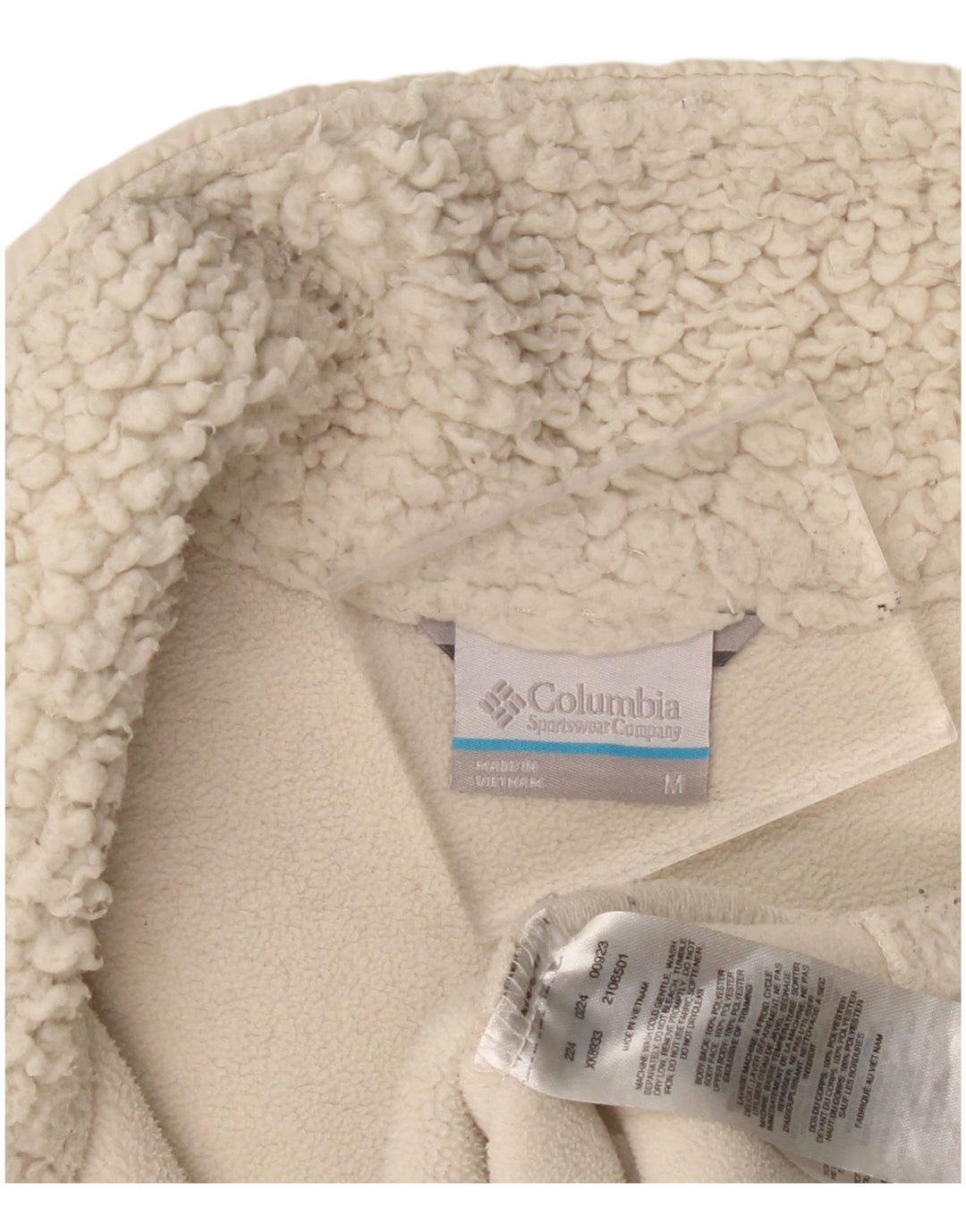 COLUMBIA Fleecejakke til kvinder UK 14 Medium Beige Polyester