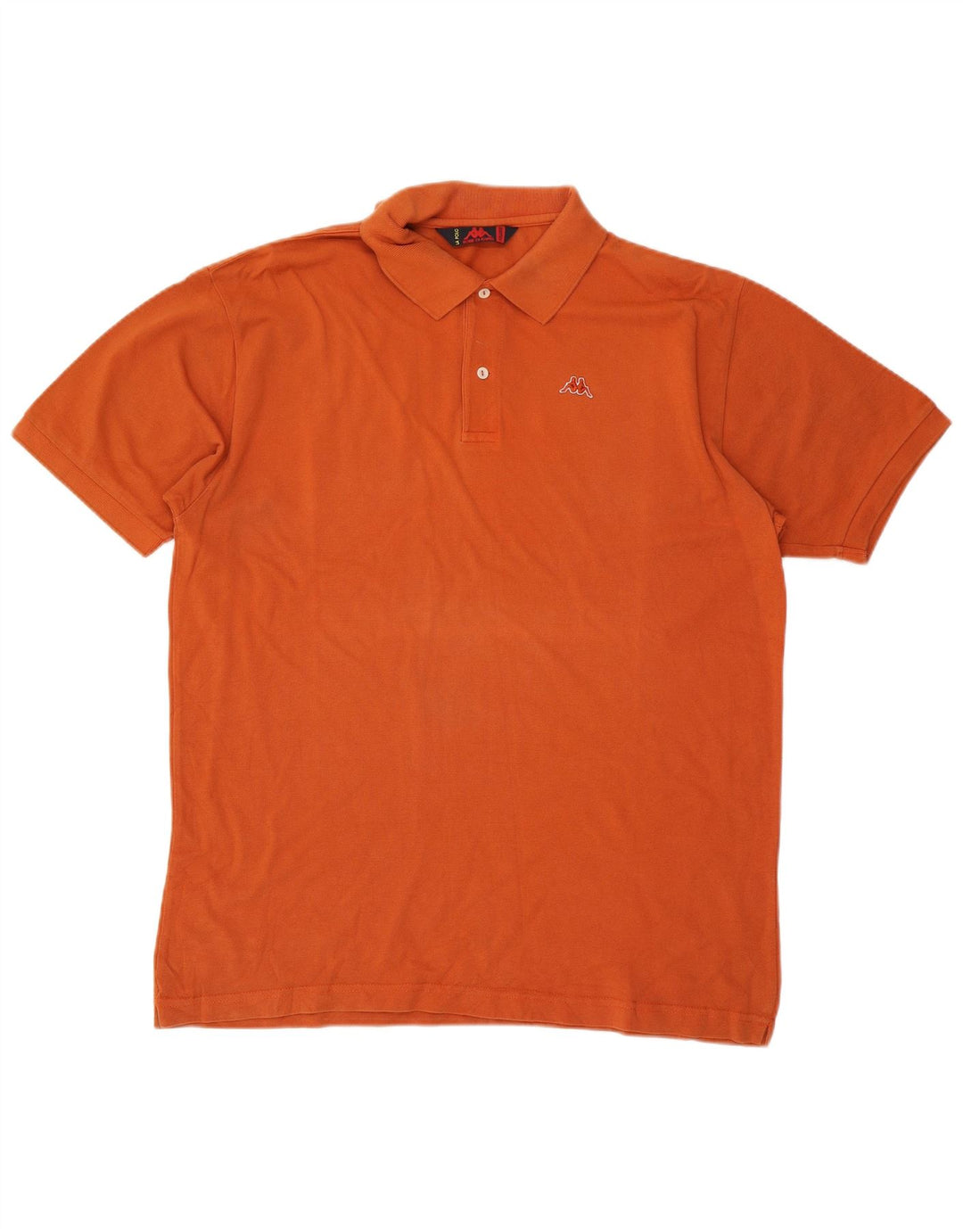 KAPPA herre poloshirt 2XL orange bomuld