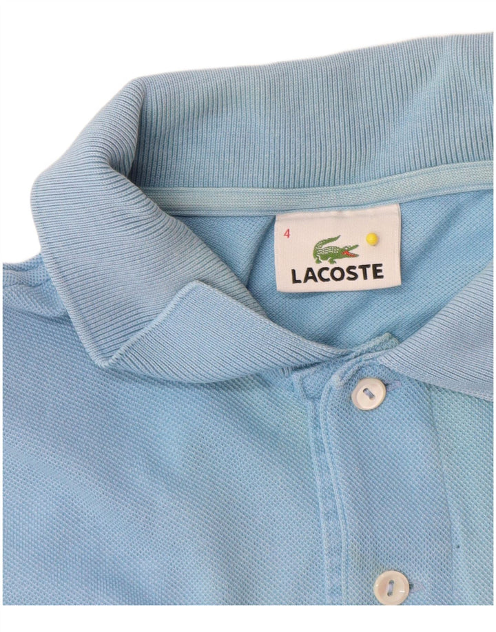 Lacoste Poloskjorte til mænd str. 4 Medium Blå Bomuld