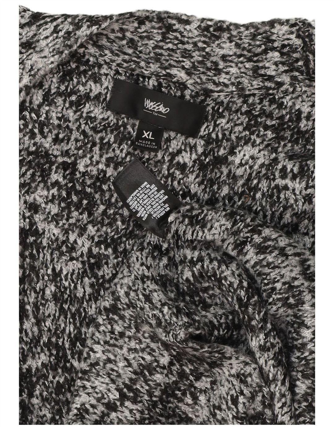 Mossimo Womens Longline Cardigan Sweater UK 18 XL Grå Flecked Acryl