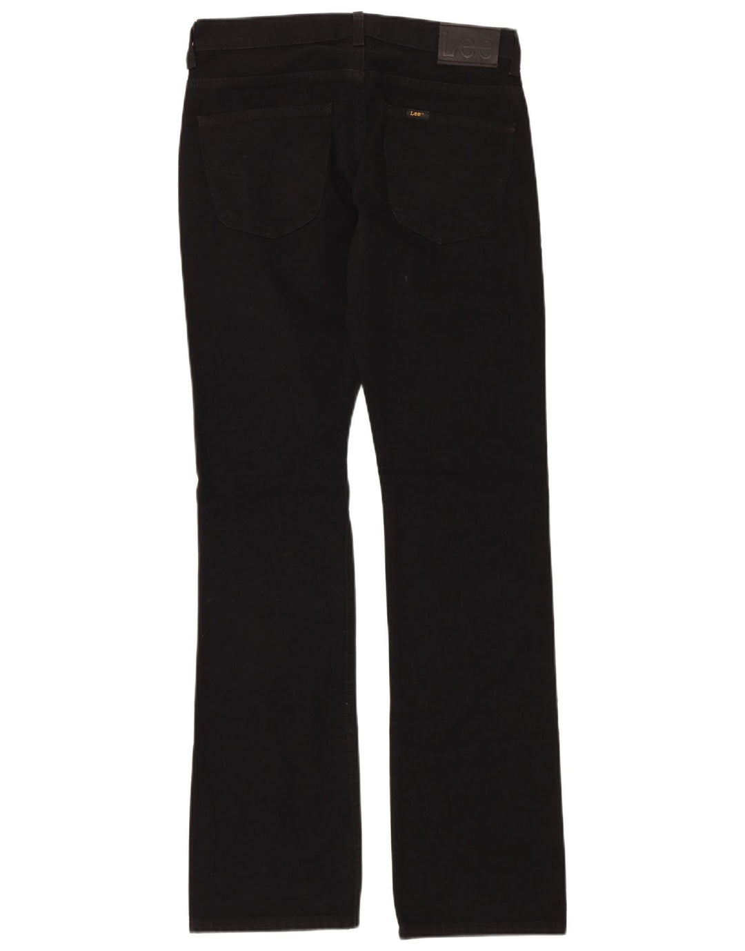 LEE Mens Straight Jeans W31 L34  Black Cotton