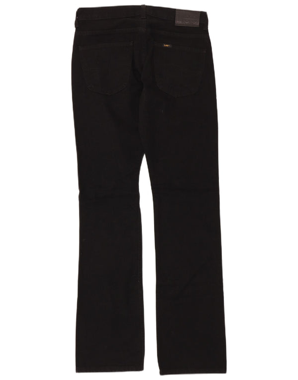 LEE Mens Straight Jeans W31 L34  Black Cotton