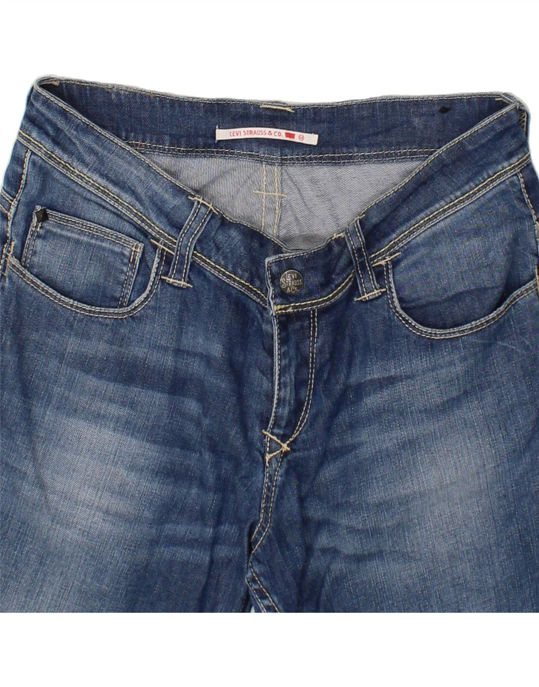LEVI'S Girls Denim Shorts 13-14 Years W26  Blue Vintage Levi's and Second-Hand Levi's from Messina Hembry 