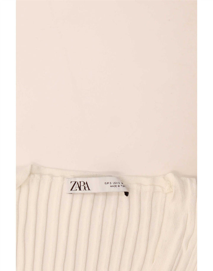 Zara Damevest Top UK 8 Small White