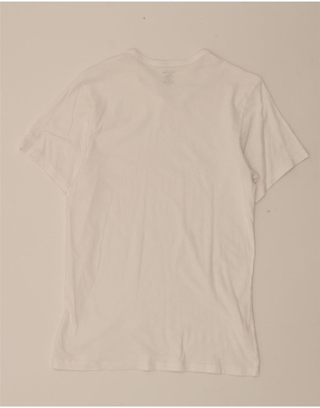 CALVIN KLEIN Womens T-Shirt Top UK 10 Small White Vintage Calvin Klein and Second-Hand Calvin Klein from Messina Hembry 