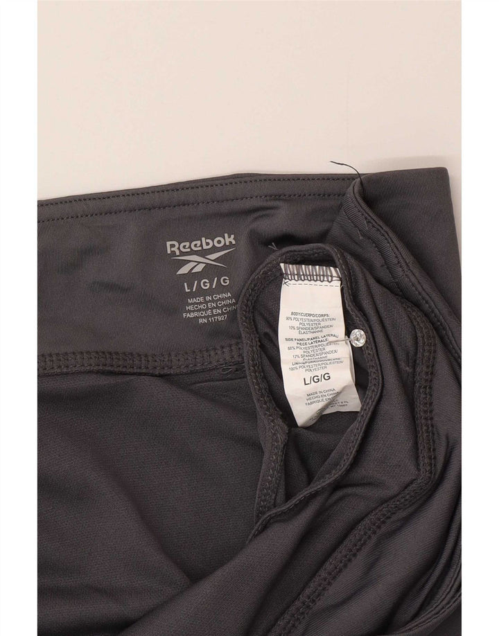 Reebok Sportshorts til kvinder UK 16 Large Grå Polyester