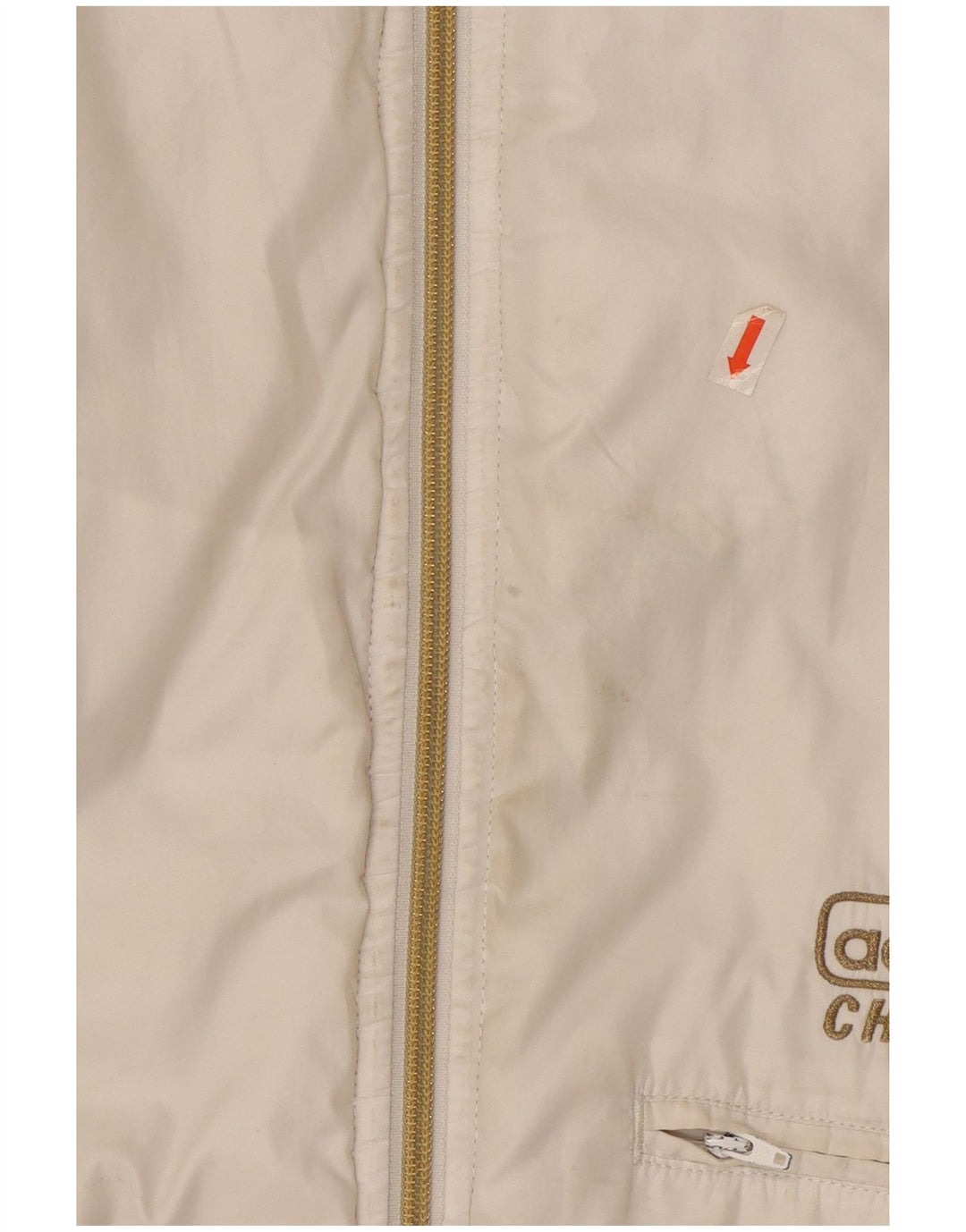 Adidas Herre Hooded Bomber Jacket UK 40 Large White