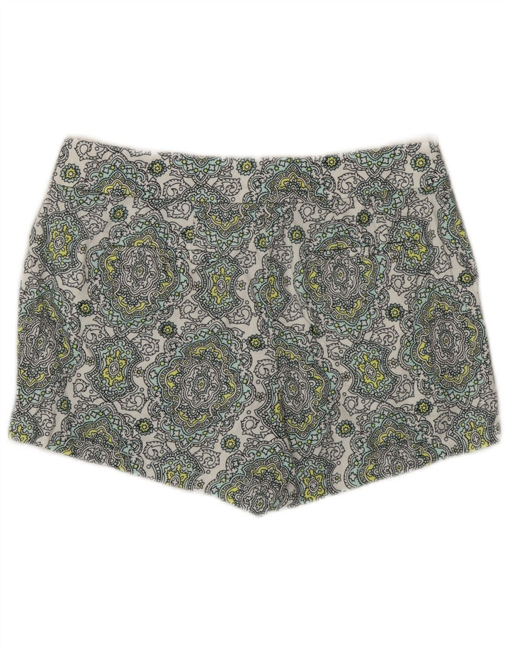 J. CREW chinoshorts til kvinder US 2 XS W28 flerfarvet Paisley bomuld