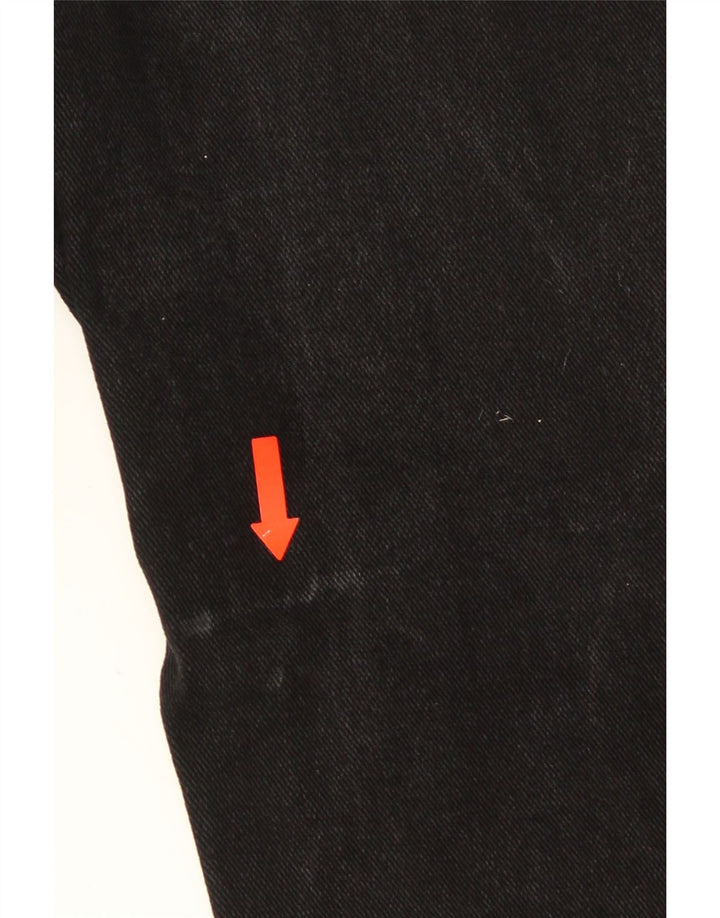 Wrangler Herre Regular Fit Straight Jeans W38 L32 Sort Bomuld