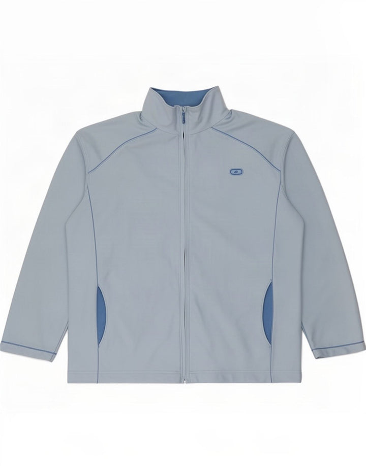 Lotto Womens Oversized træningsdragt Top Jacket UK 16 Large Blue Polyester