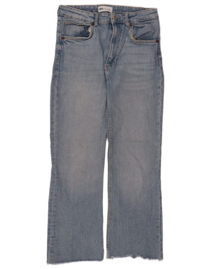 ZARA Dame Bootcut Jeans EU 38 Small W28 L25 Blå