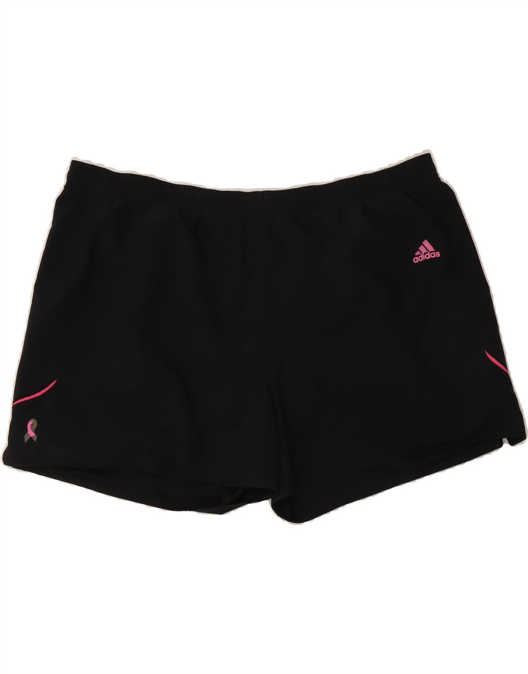 ADIDAS Womens Clima 365 Sport Shorts UK 16 Large  Black Polyester Vintage Adidas and Second-Hand Adidas from Messina Hembry 