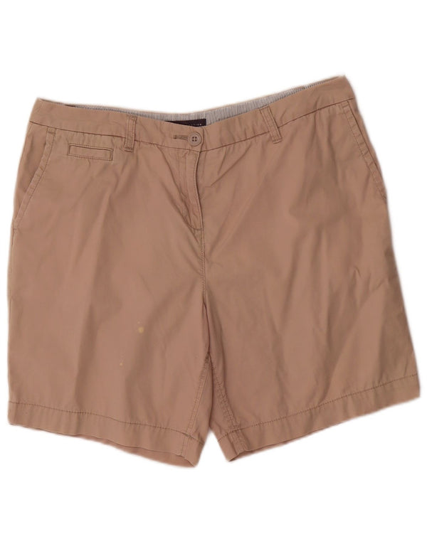 Marks & Spencer Chino Shorts til kvinder UK 14 Large W32 Beige Bomuld